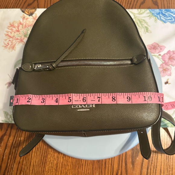 Coach Olive Green Backpack